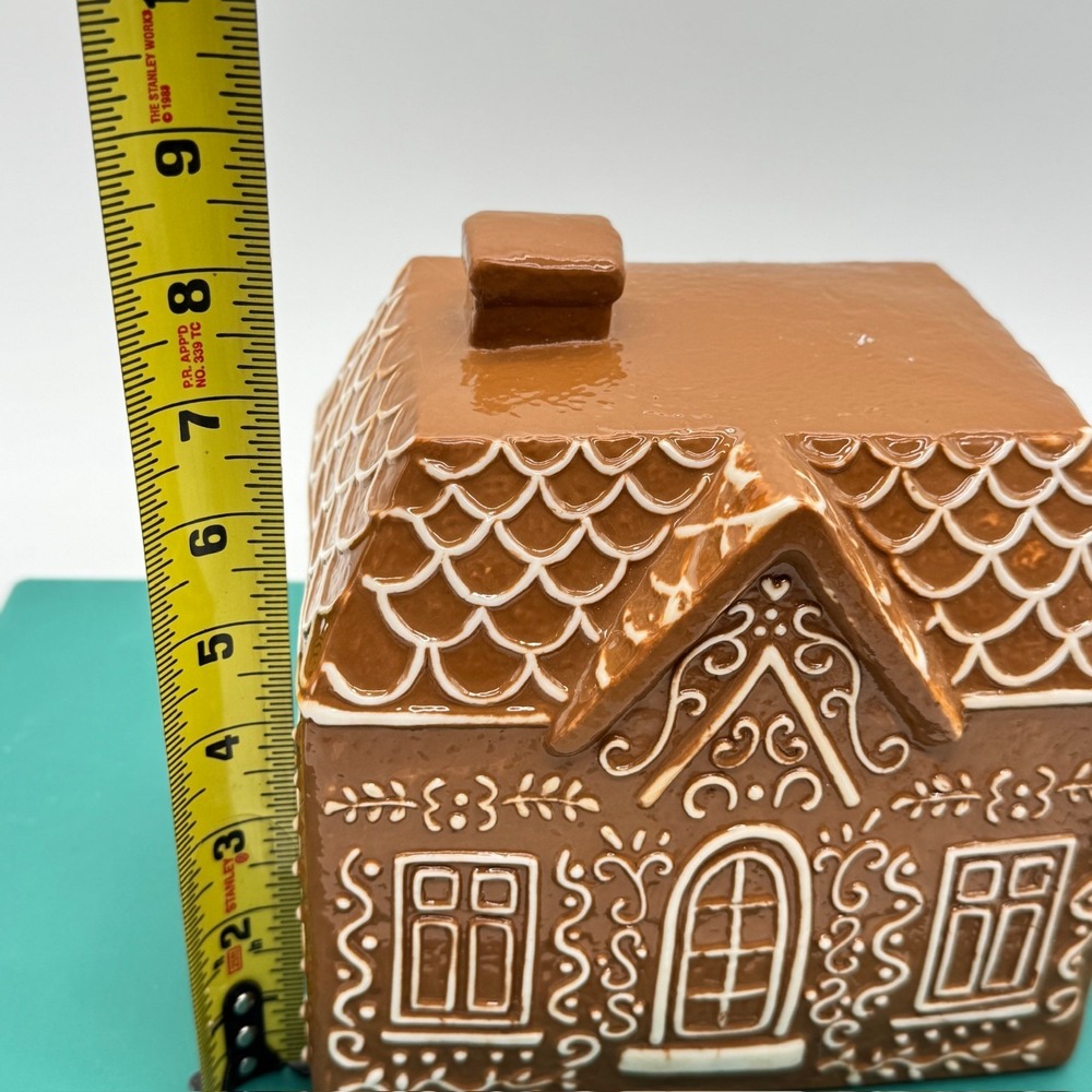 Retired St Nicholas Square Ceramic Gingerbread House Christmas Decor Kohl's - Picture 9 of 10